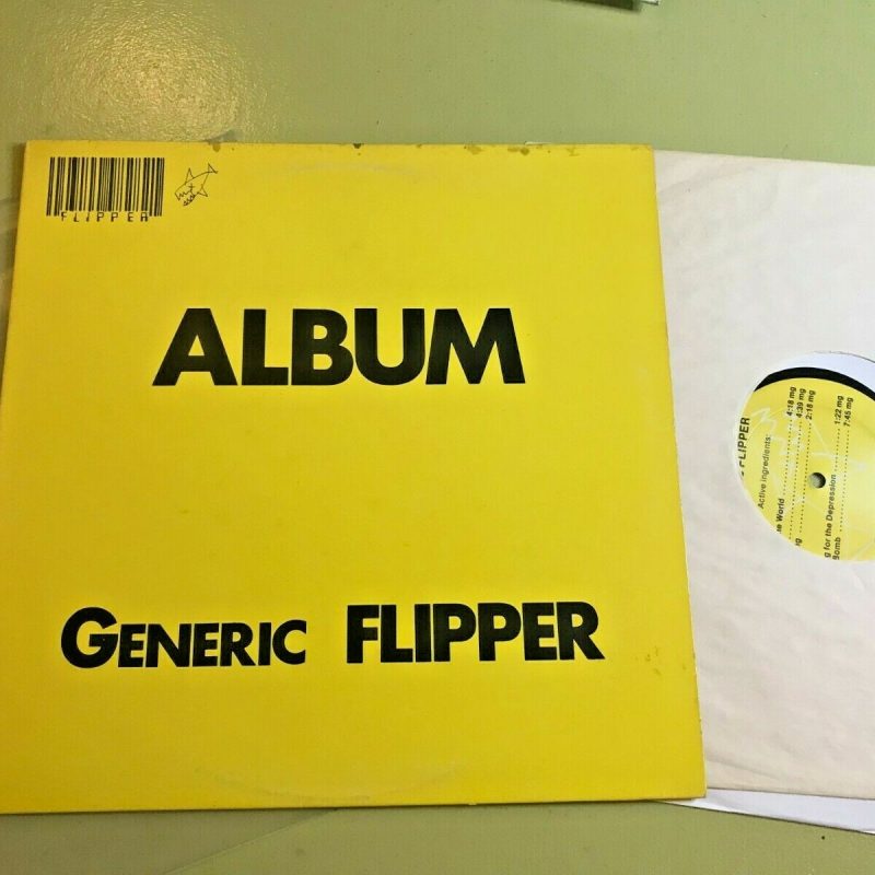 Flipper – Generic Flipper (1981, Subterranean Records, Original Pressing)