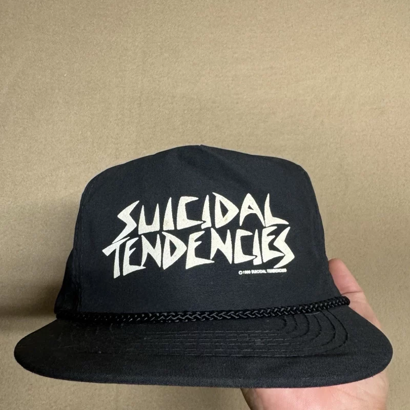 Vintage 1990 Suicidal Tendencies Flip Bill Otto Hat — Rare 90s Band Merch from the Lights Camera Revolution Era on eBay