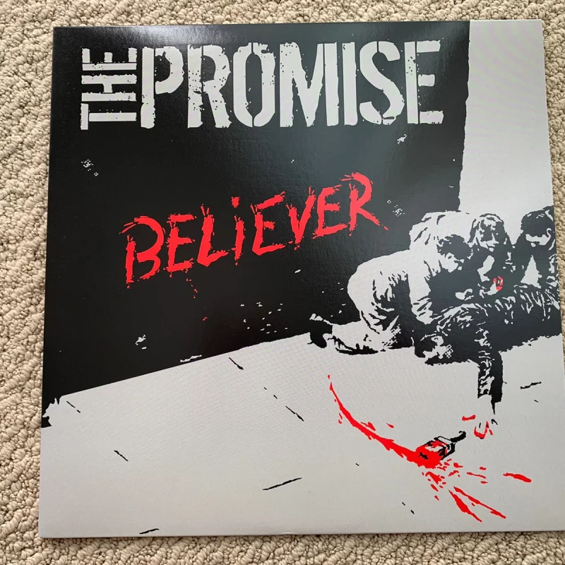 The Promise – Believer Deathwish Inc. · DW002 · LP · 33 RPM · 2002 Red Vinyl · Limited to 900 Copies · Banksy “I Fought The Law” Artwork