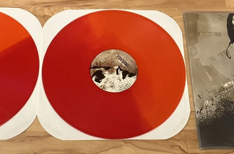 Converge – Jane Doe Equal Vision Records · EVR61 · Double LP · 45 RPM · 2001 Original 1st Press · Orange / Red Split Vinyl