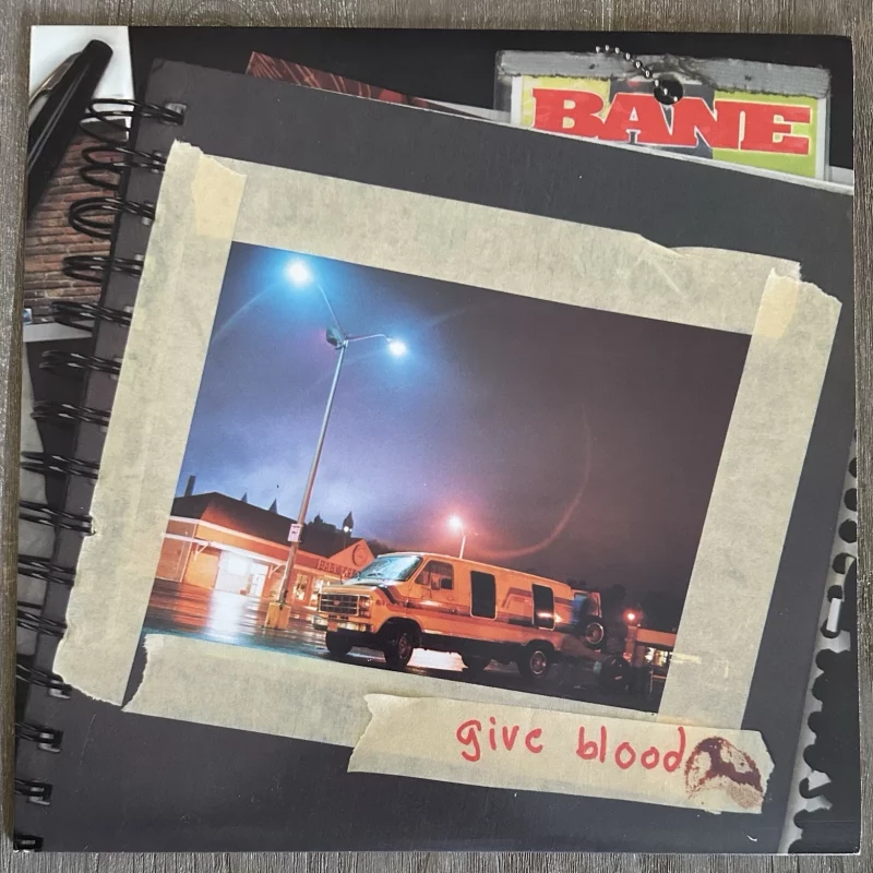 Bane – Give Blood Equal Vision Records · EVR64 · LP · 33 RPM · 2001 Original 1st Press · Red / Clear Split Vinyl